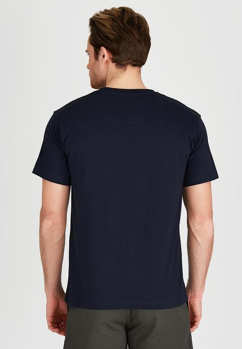 JEEP - Short Sleeve Printed T-Shirt Navy