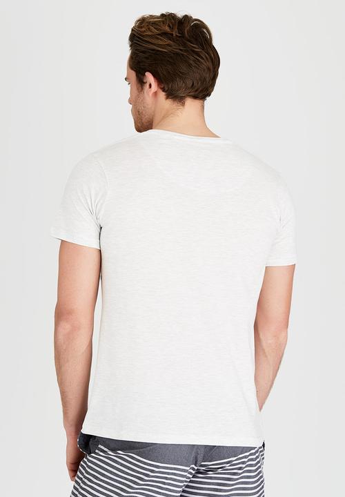 Lizzard - Tyler Short Sleeve V-Neck T-Shirt Grey