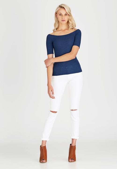 c(inch) - Bardot T-shirt Blue