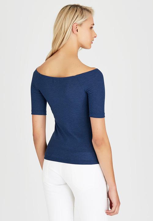 c(inch) - Bardot T-shirt Blue