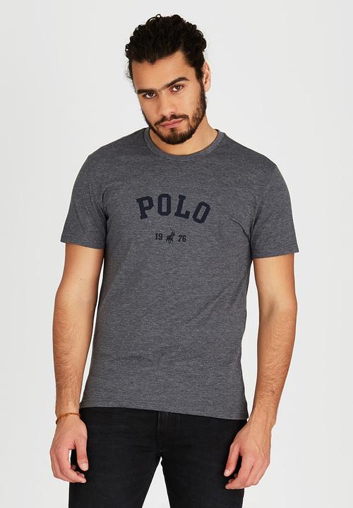 Polo Classic - Classic Printed T-Shirt Dark Grey