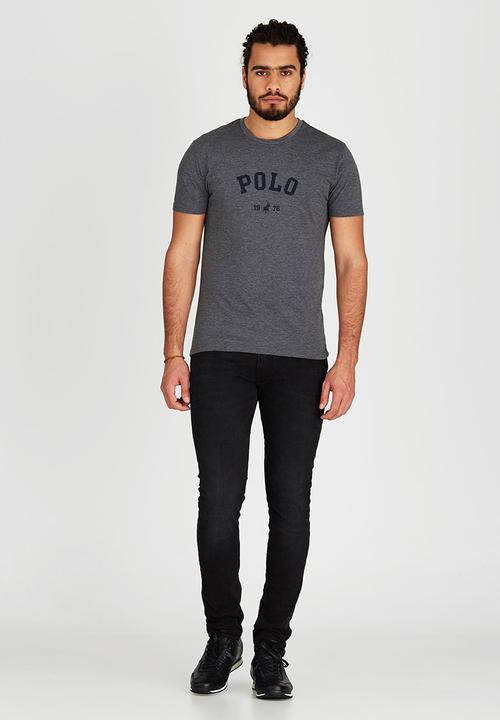 Polo Classic - Classic Printed T-Shirt Dark Grey