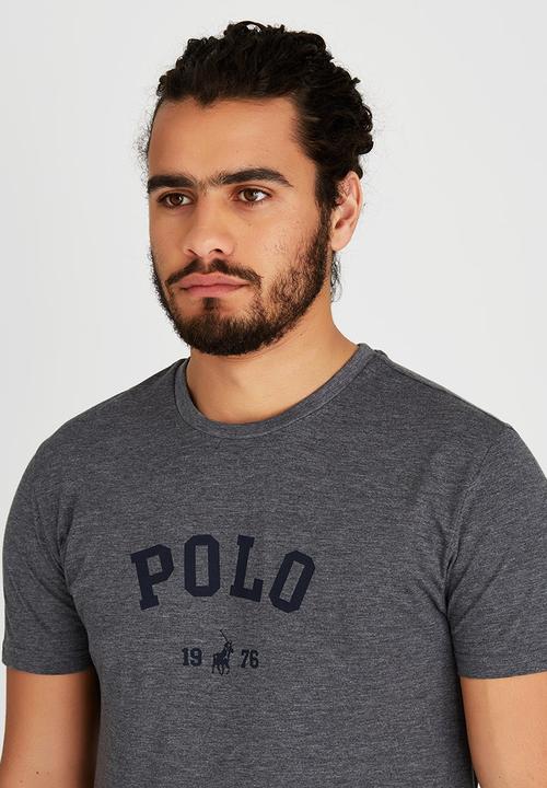 Polo Classic - Classic Printed T-Shirt Dark Grey