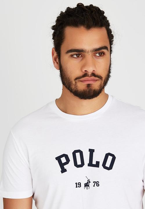 POLO - Classic printed tee - white