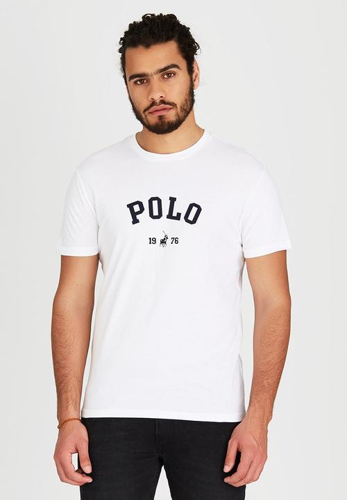 POLO - Classic printed tee - white