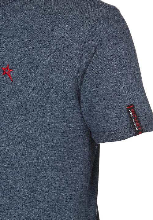 SOVIET - Crew Neck Tee Blue