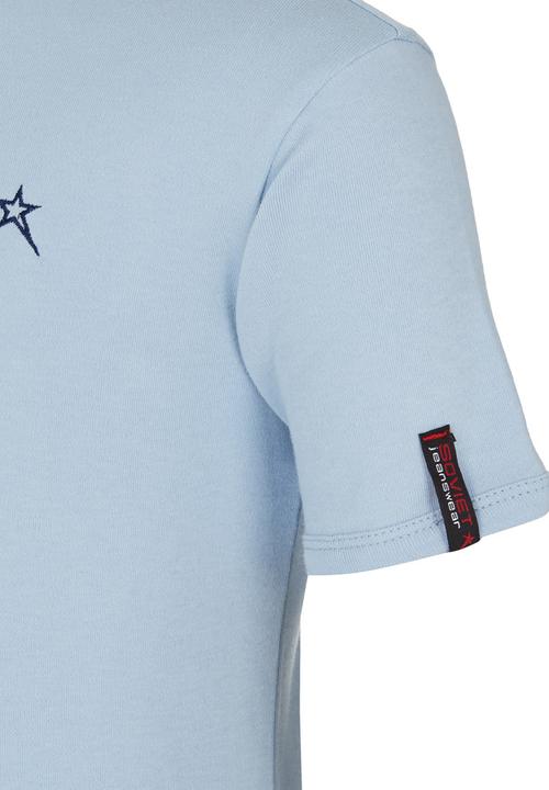 SOVIET - Crew Neck Tee Pale Blue