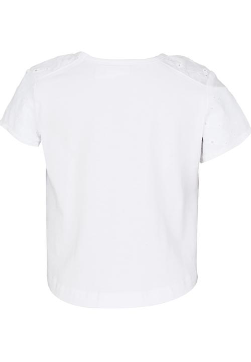 See-Saw - Top with Anglaise Detail White