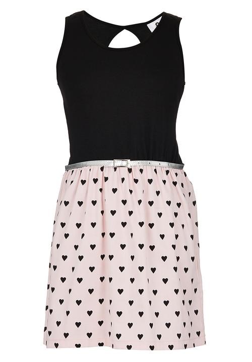 Rebel Republic - Combo Dress Black