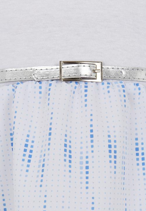 Rebel Republic - Combo Dress White