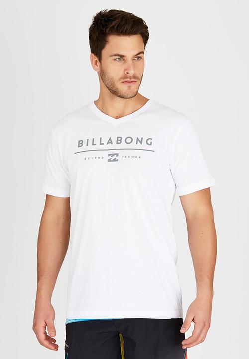 Billabong  - Unity V Short Sleeve T-Shirt White