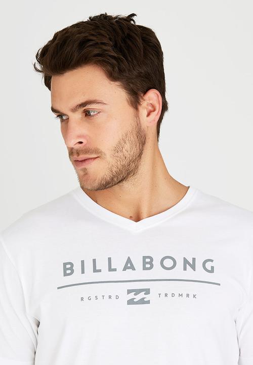 Billabong  - Unity V Short Sleeve T-Shirt White