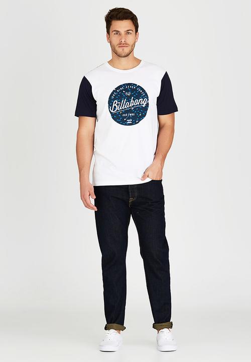 Billabong  - Rounder Contrast Short Sleeve T-Shirt Multi-colour
