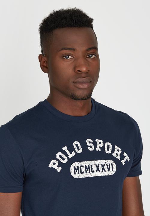 Polo Sport - Heritage Distressed T-Shirt Navy