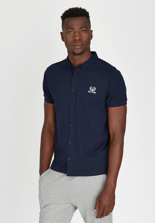 Polo Sport - Button Through Golfer Navy