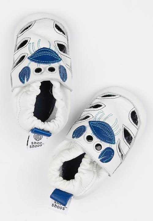 shooshoos - Moon Snail Sandal White