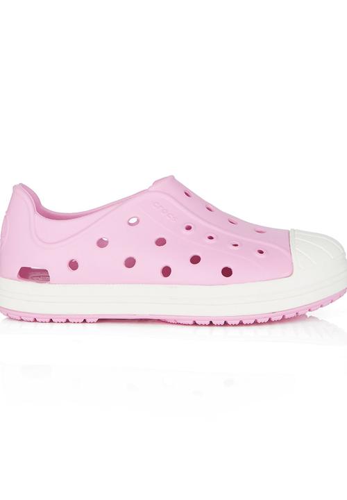 pale pink crocs