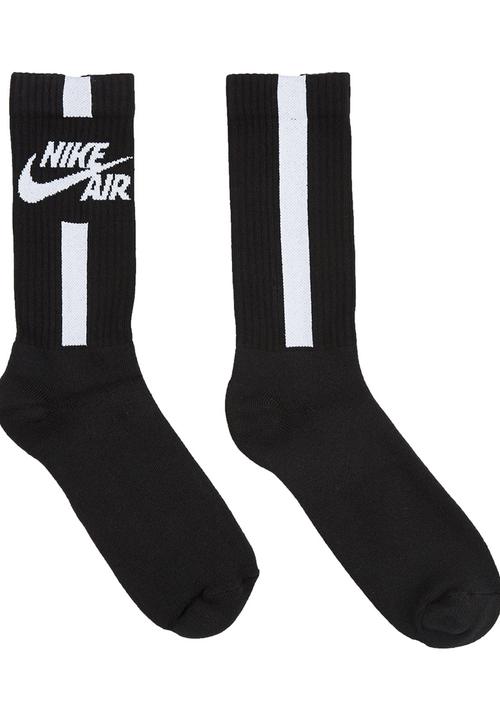 NSW Nike Air Crew Socks Black Nike 