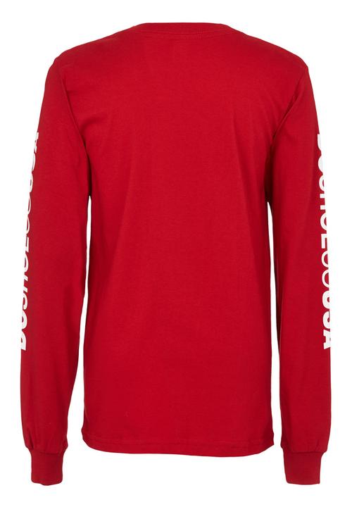 DC - Long Sleeve Star Standard Tee Red
