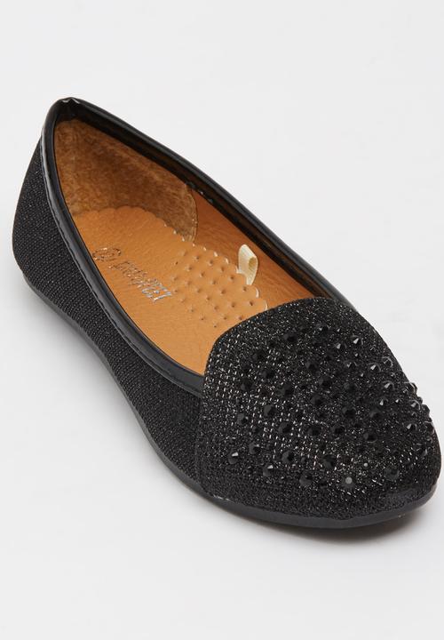 Pretty Feet - Sparkle  Pump Black