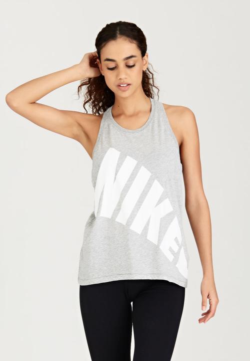 Nike - Nike Tank Grey Melange
