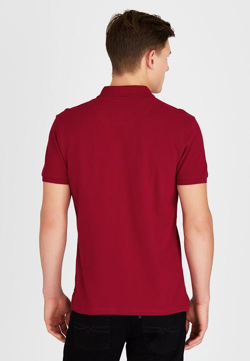 POLO - Short Sleeve Classic Pique Golfer Red