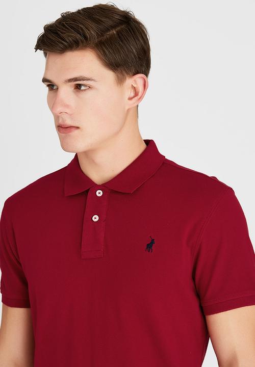 POLO - Short Sleeve Classic Pique Golfer Red