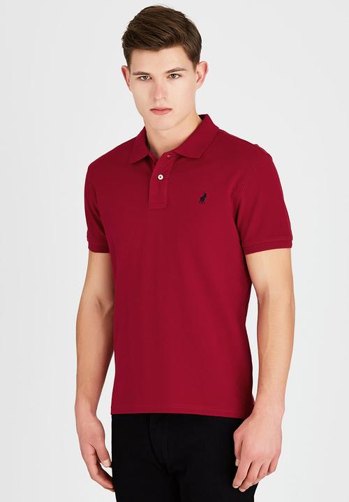 POLO - Short Sleeve Classic Pique Golfer Red