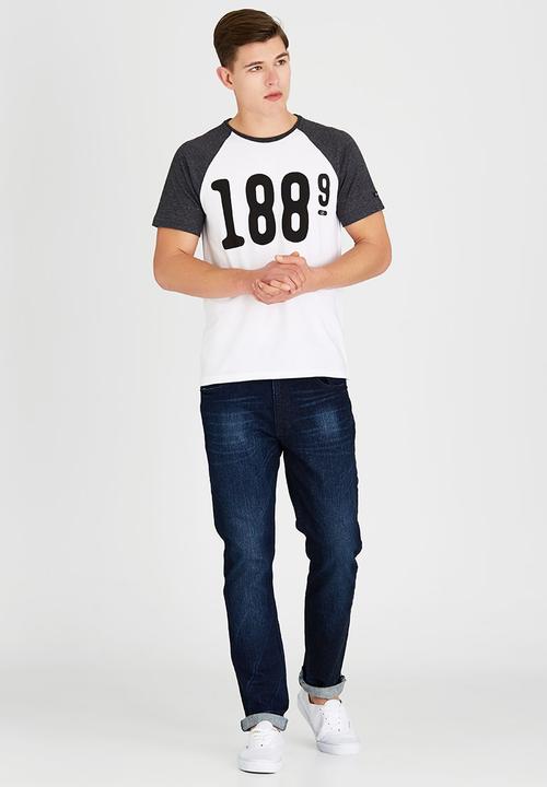 Lee  - 1889Raglan T-Shirt White