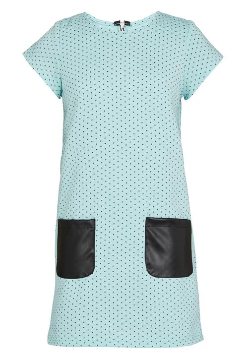 Rebel Republic - Shift Dress With Contract Pockets Mid Green