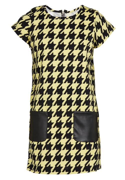 Rebel Republic - Shift Dress With Contract Pockets Yellow