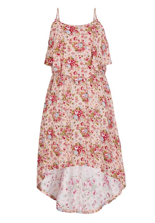 Pop Candy - Woven Viscose Printed Maxi Dress Multi-colour