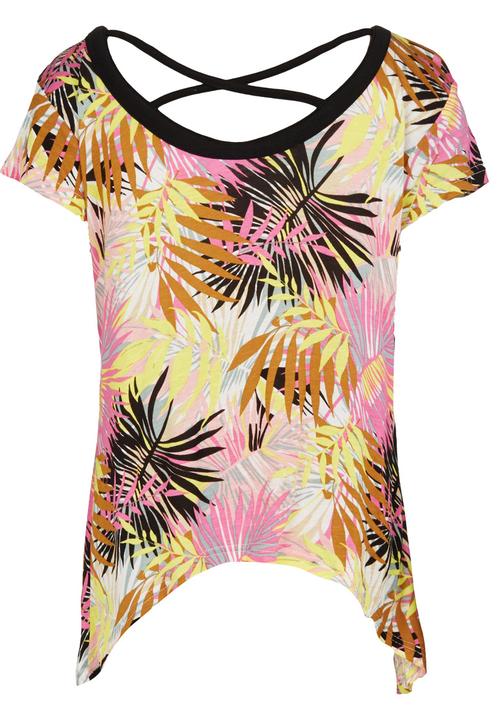 Rebel Republic - Cross Back Tee Mid Pink