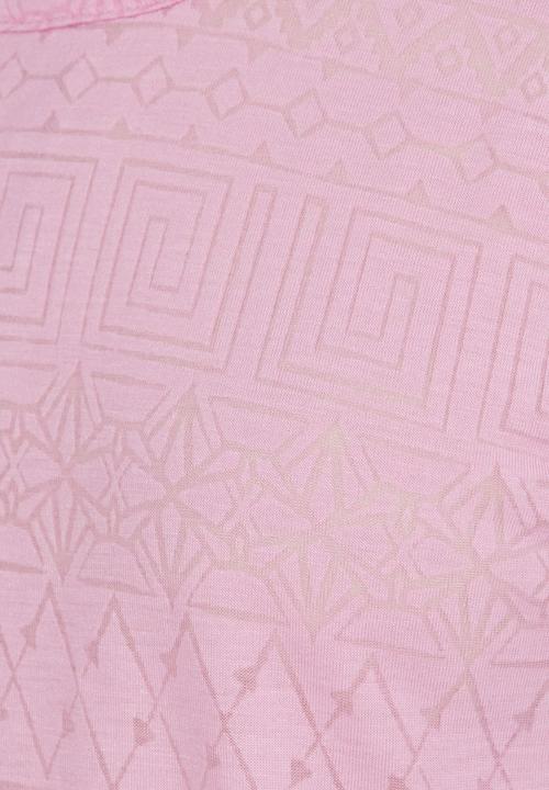 Rebel Republic - Cut-out Shoulder Top Pale Pink