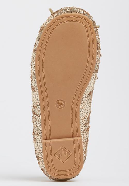 Marcha Ballerina - Anemone  Girl Pump Gold