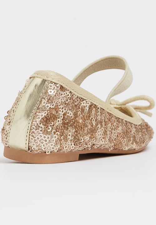 Marcha Ballerina - Anemone  Girl Pump Gold