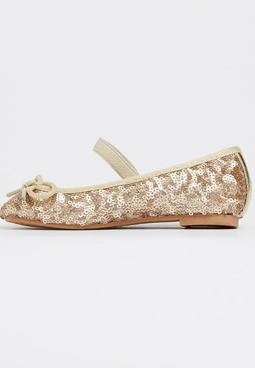 Marcha Ballerina - Anemone  Girl Pump Gold
