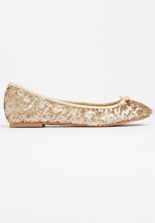 gold ballet pumps girls