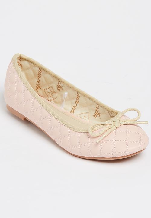 Marcha Ballerina - Pink Gerberra  Girl Pump Pale Pink