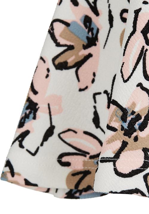 See-Saw - Metallic Elastic Skater Skirt Multi-colour