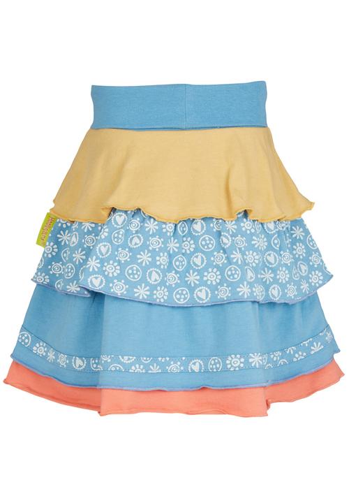 Hooligans - Ethnic Frilly Skirt Multi-colour