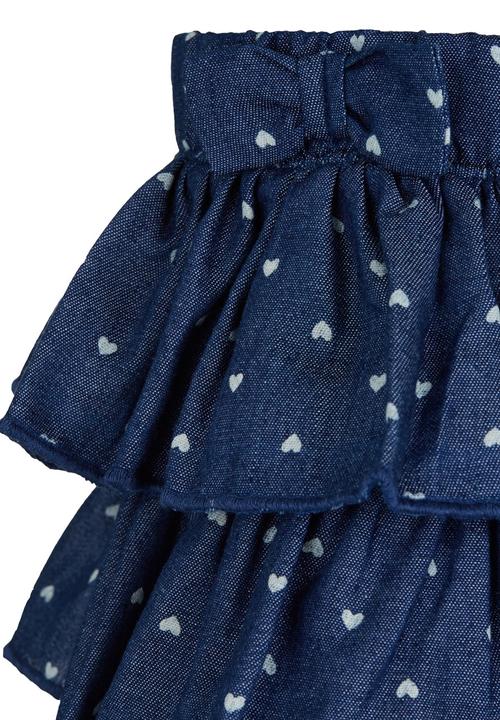 See-Saw - Tiered Skirt Mid Blue