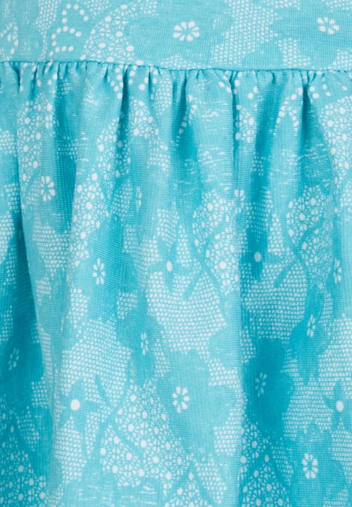 See-Saw - Drop Waist Dress Mid Blue