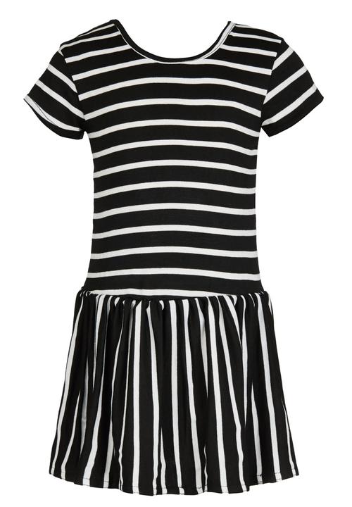 See-Saw - Drop Waist Dress Black and White
