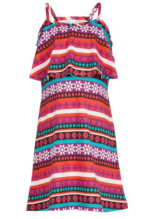 Pop Candy - Printed Dress Red