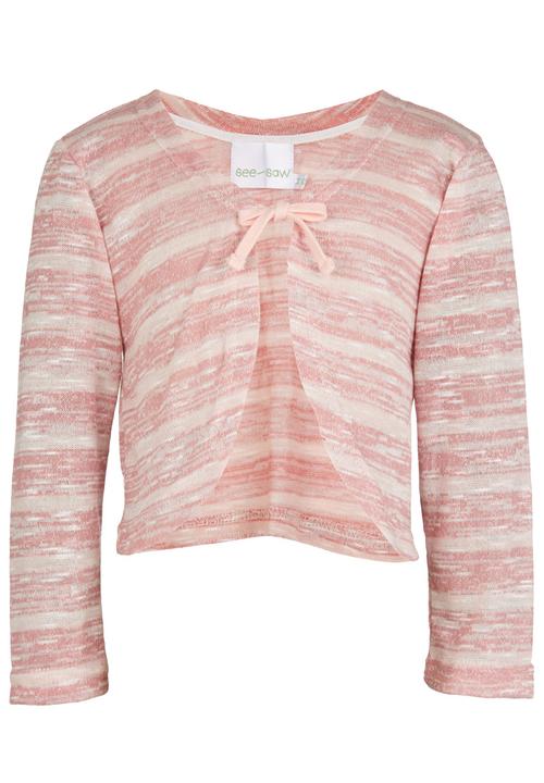 See-Saw - Cardigan with Bow Pale Pink