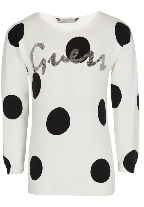 GUESS - Polka Dot Knit Cream