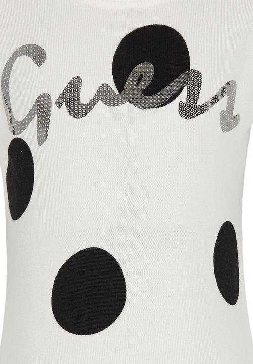 GUESS - Polka Dot Knit Cream