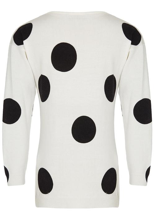 GUESS - Polka Dot Knit Cream