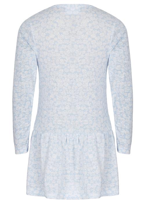 See-Saw - Drop Waist Dress Mid Blue
